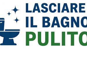 cartelli lasciare il bagno pulito, cartello wc pulito
